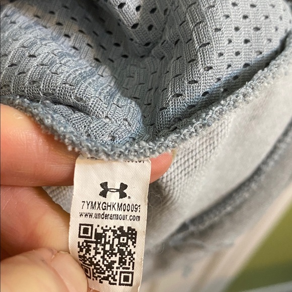 Under Armour Sweatshirt Women’s XL Gray Blue Logo Sweater Hunting Outdoors Hunt - Picture 7 of 8
